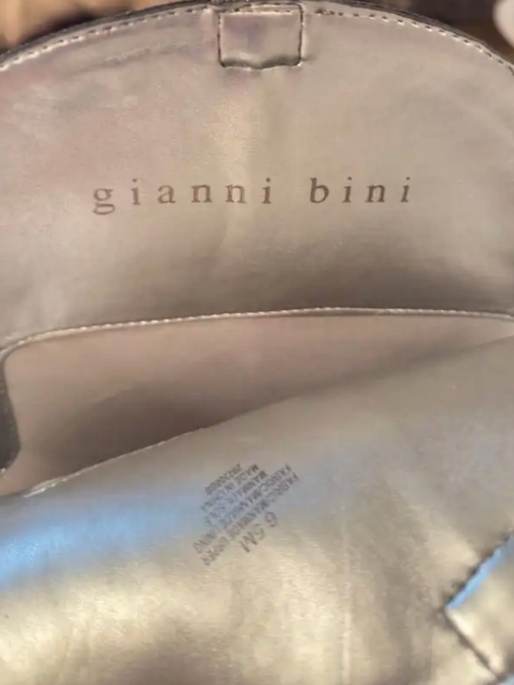 Gianni Bini Silver Rhinestone Fringe Knee-High Boots - Picture 9 of 9